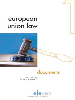 cover image of European Union Law